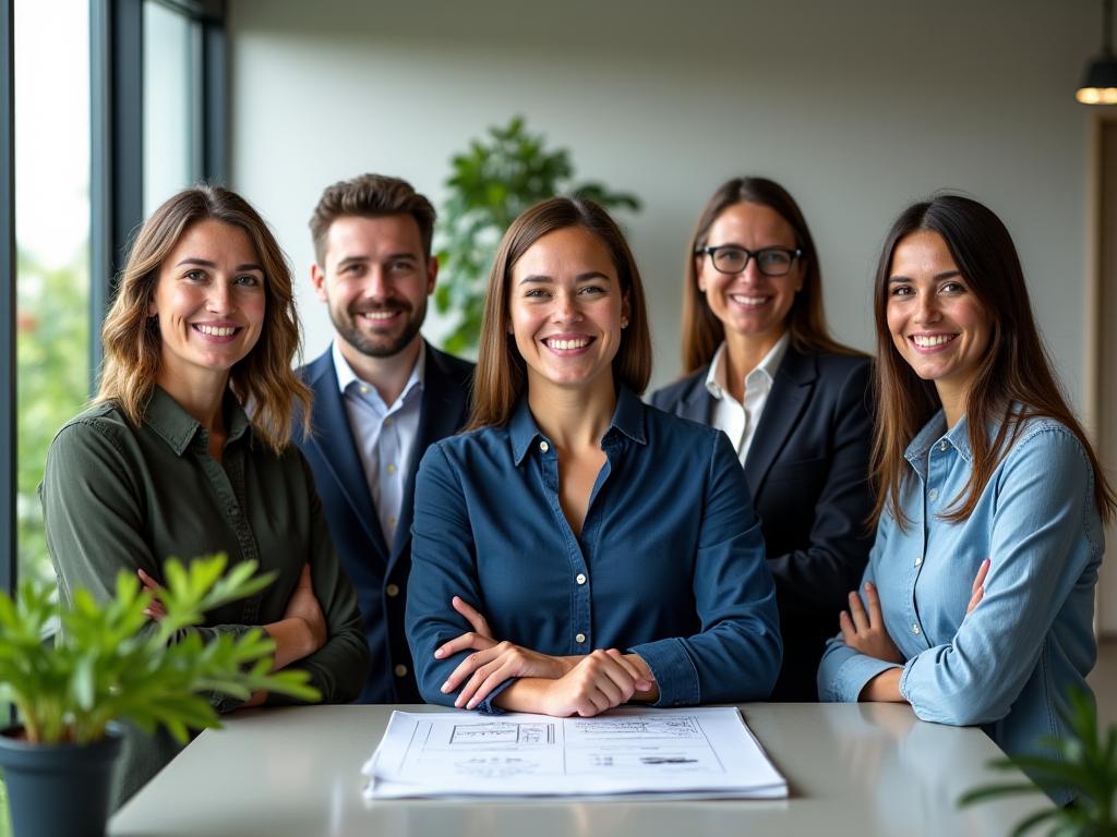 Equipo de ingenieros y expertos en sostenibilidad de VerdeLoom